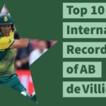 International Records of AB de Villiers