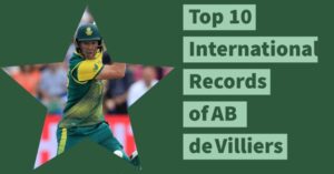 International Records of AB de Villiers